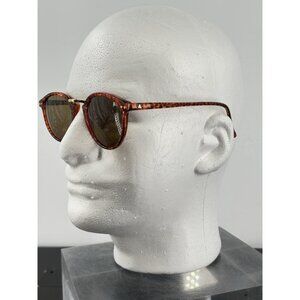 Vintage Liz Claiborne Brown/Red Translucent Havana Sunglasses (C5-38)